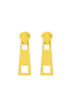 Candy Color Metal Zipper Earrings