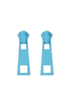 Candy Color Metal Zipper Earrings