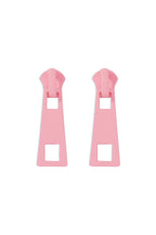 Candy Color Metal Zipper Earrings