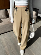 Casual High Waisted Pants
