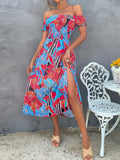 DressBetty - Casual Wrap Elastic Slim Off Shoulder Dress