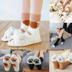 Cat Paw Plush Socks