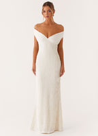 Mae Off Shoulder Maxi Dress