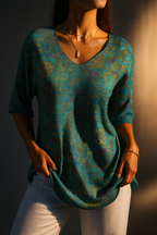 Lydia | Retro Knit Pullover
