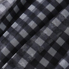 Checkered Strapless Top & Mini Skirt Two Piece Set