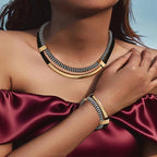 Chloé Montclair Braided Necklace and Bracelet Set