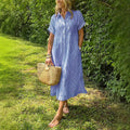 Valentina Rossi Linear Grace Midi Dress