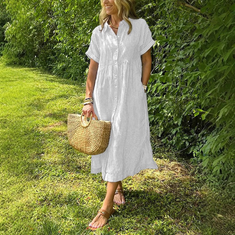 Valentina Rossi Linear Grace Midi Dress