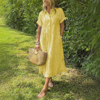 Valentina Rossi Linear Grace Midi Dress