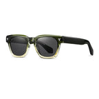 Classic Square Sunglasses with Clear Frame