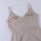 Lucía Premium V Neck Dress Elevated Occasion Wear