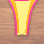 Color Block Bikini Set