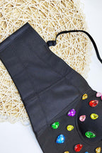 Colorful Rhinestone Corset Cami Top