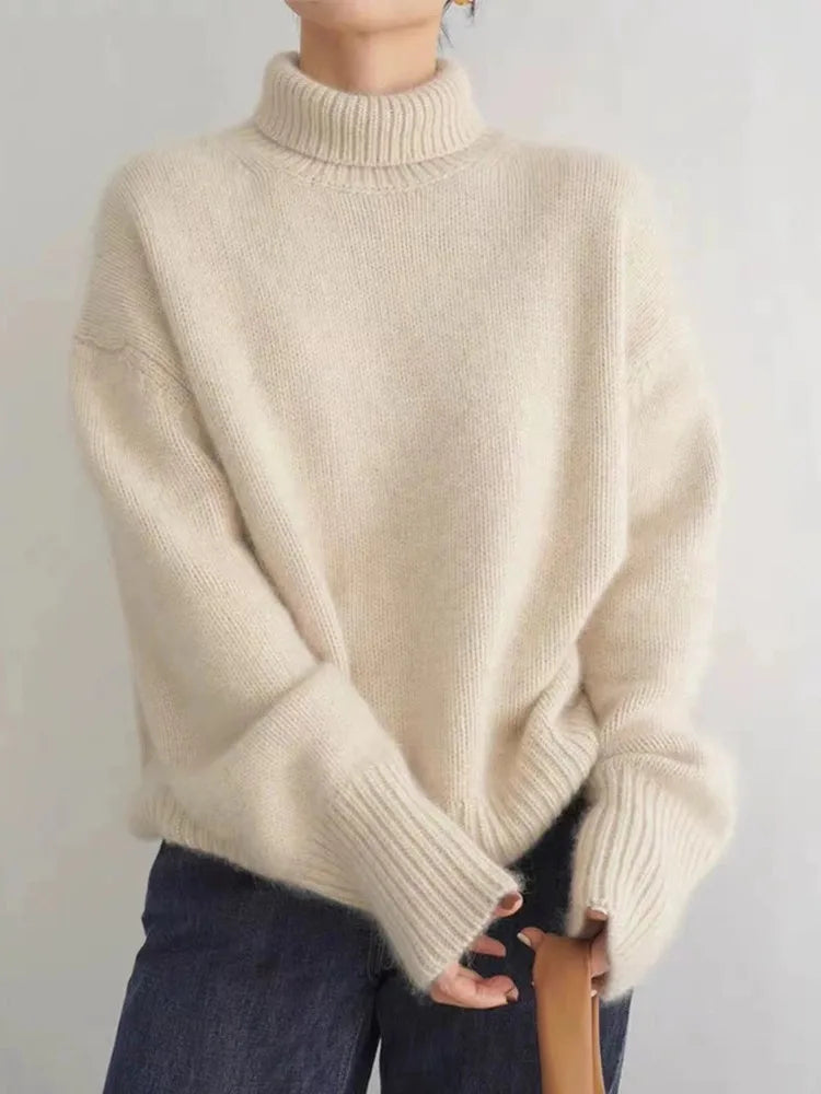 | Cashmere Turtleneck Sweater