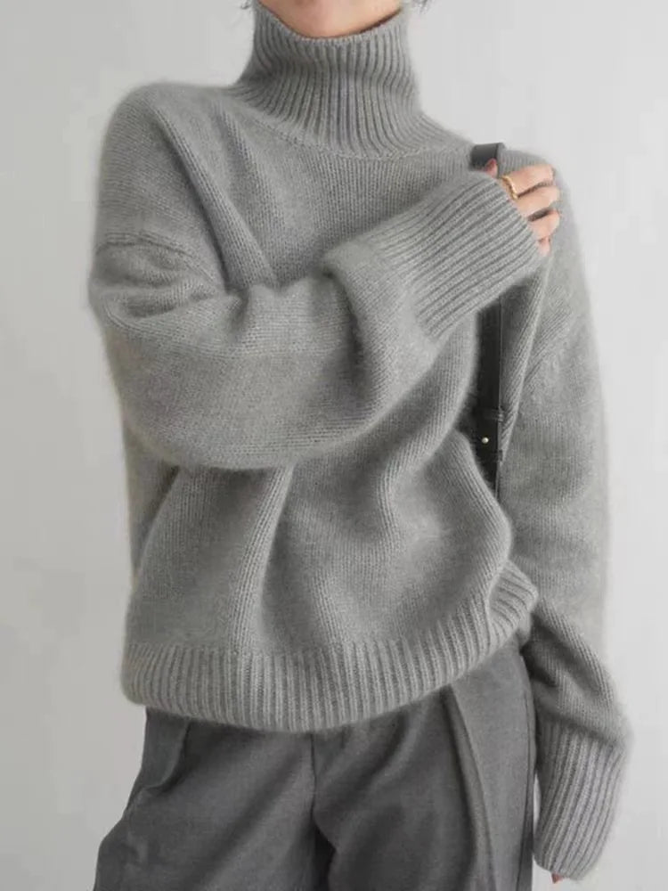 | Cashmere Turtleneck Sweater
