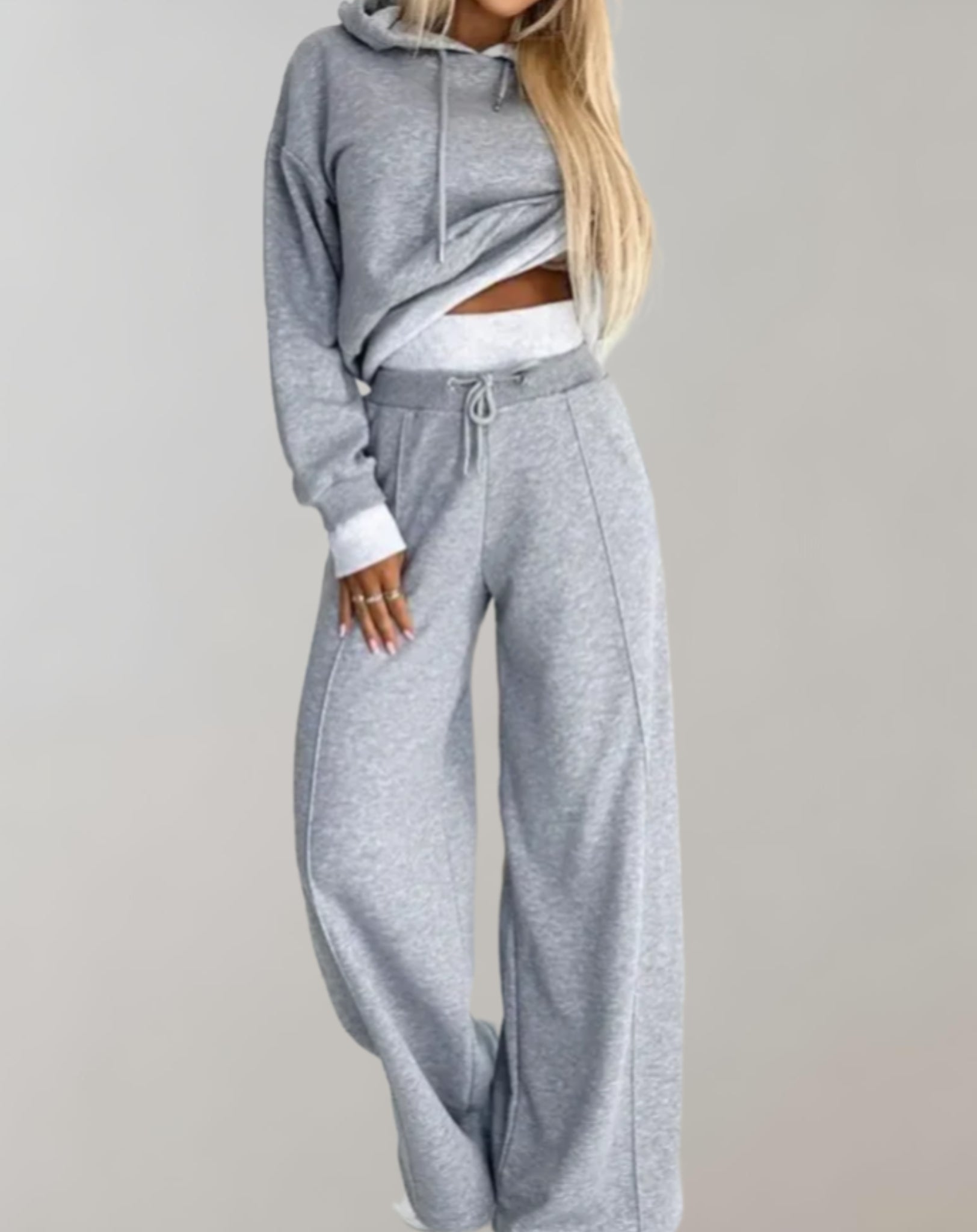 | Women's Casual Hoodie Tracksuit Set