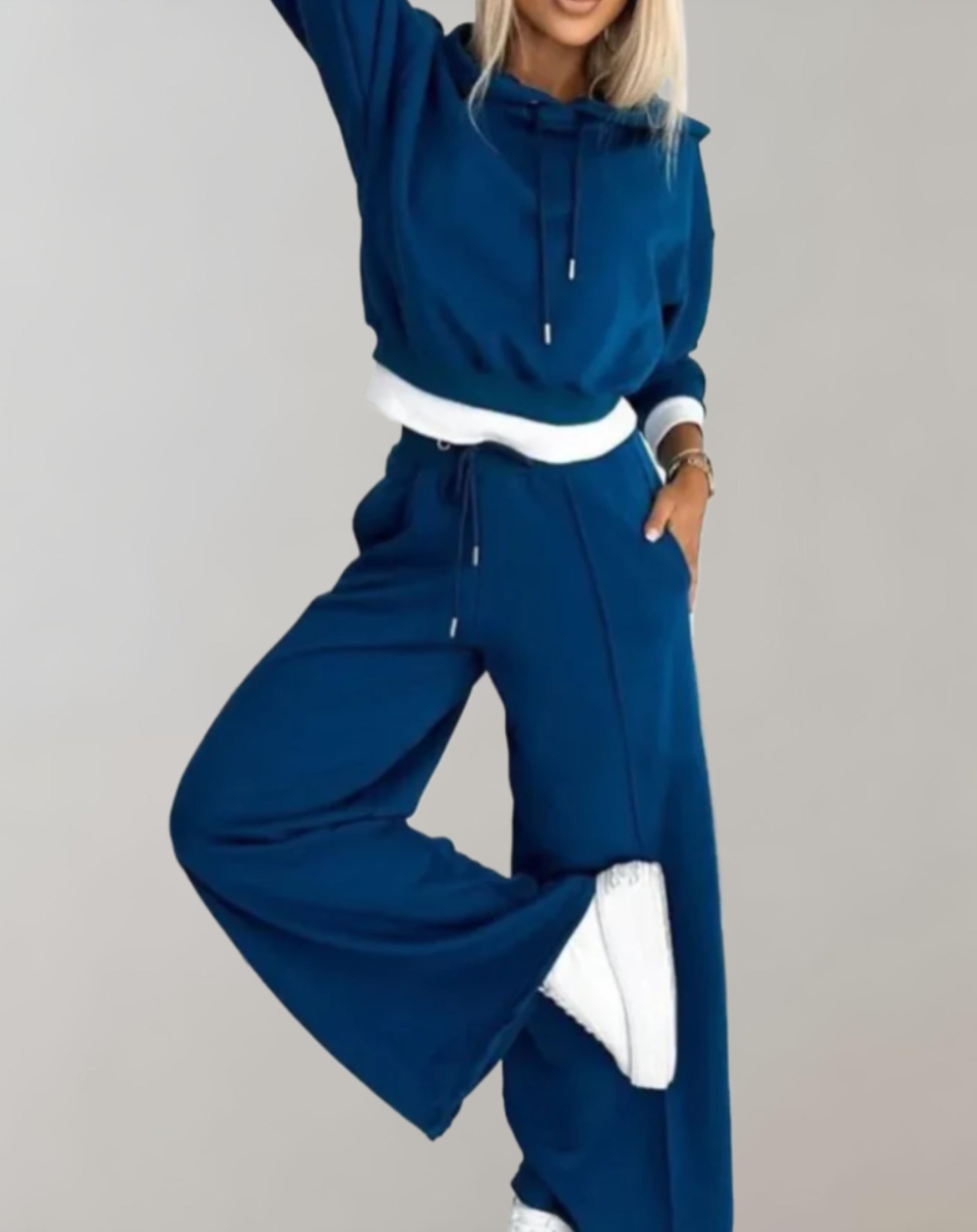 | Women's Casual Hoodie Tracksuit Set