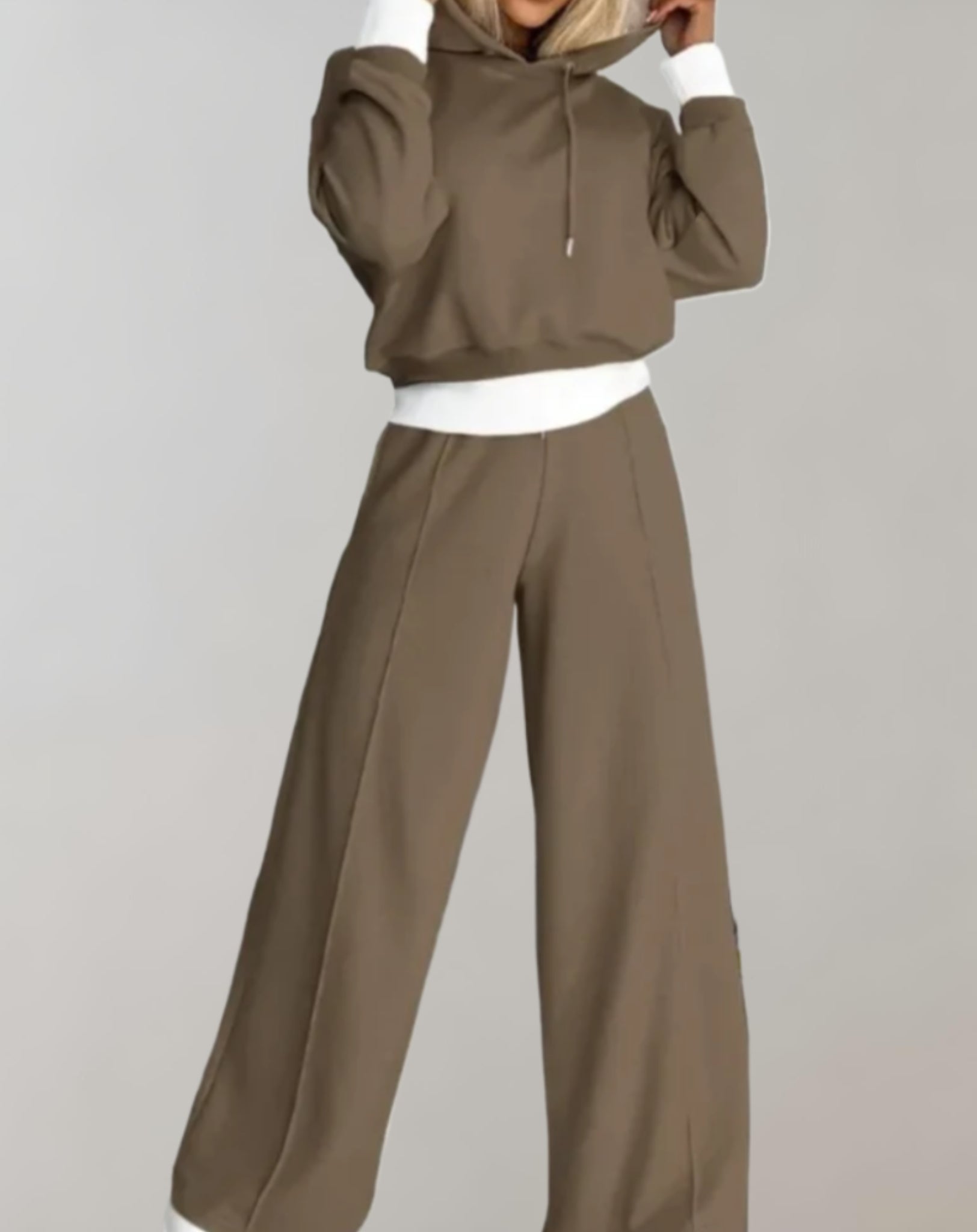 | Women's Casual Hoodie Tracksuit Set