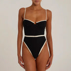 Contrast Cup One Piece Swimsuit