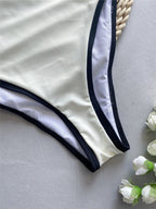 Contrast One Piece Swimsuit