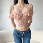 Coquette Lace Crop Top