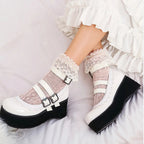 Coquette Platform Mary Jane Shoes