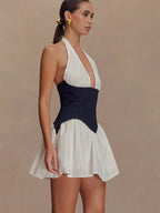 Corset Halter Mini Dress
