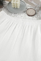Cotton Flare Sleeve Cardigan Long Pants Set