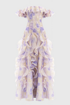 Niko Camisole Ruffled Maxi Dress