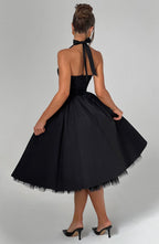 Alba Elegant Midi Dress