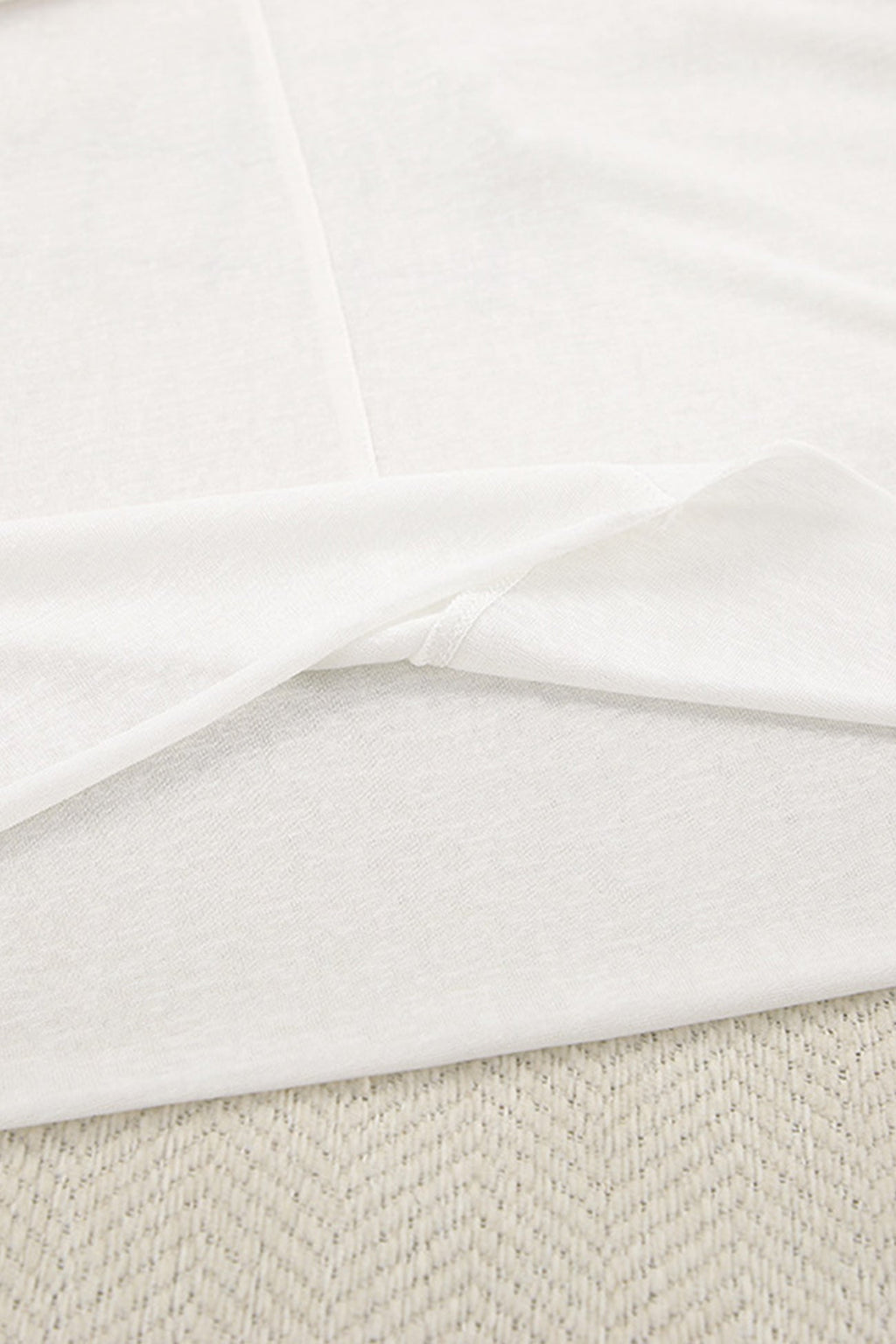 Crew Neck Long Flare Sleeve Loungewear