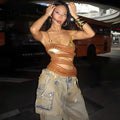 Cyberpunk Cut Out Tube Top