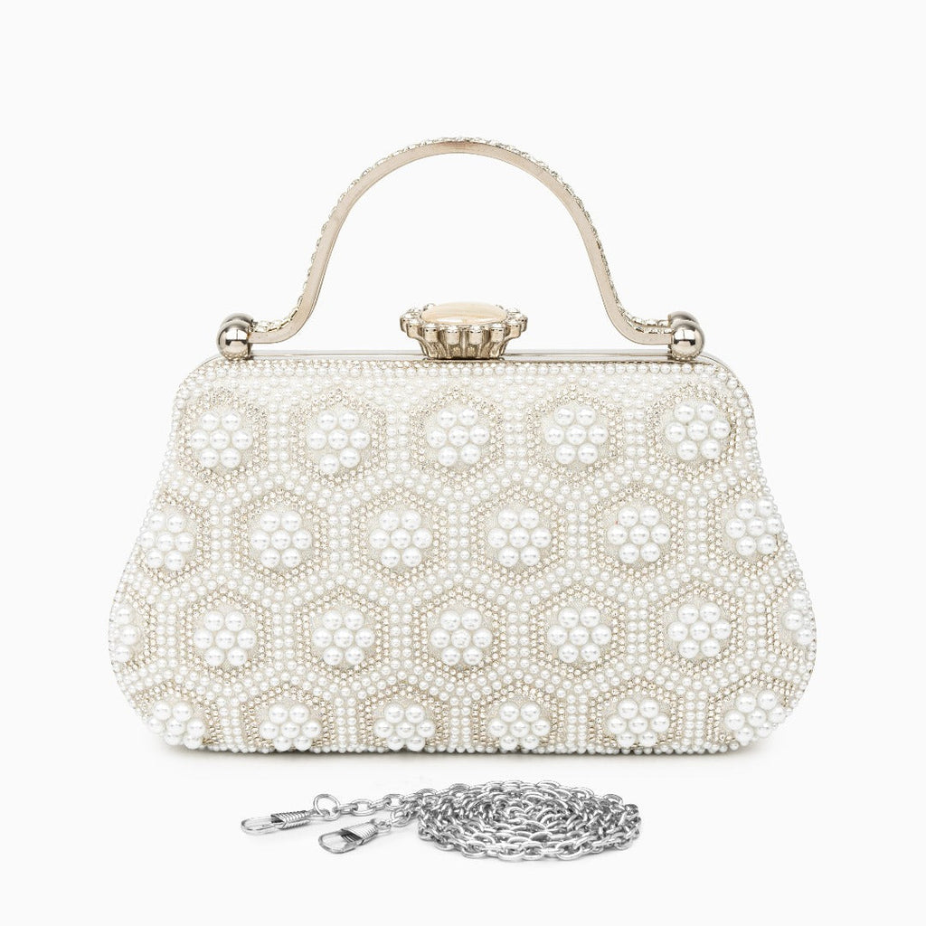 Pearl Clutch Bag by Clarabelle