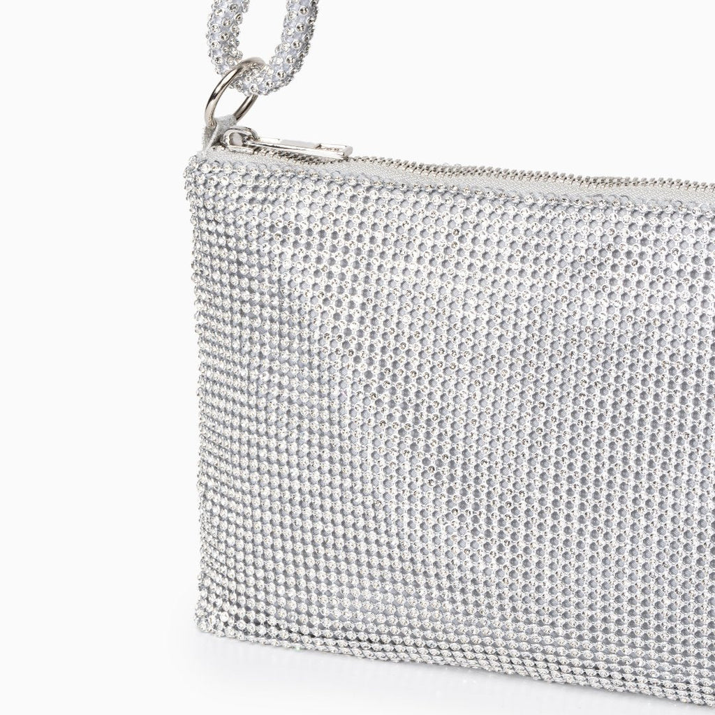 Rhinestone Embellished Shoulder Bag by Shelley