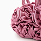 Satin Flower Handbag by Francine
