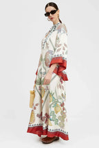 Vittoria Chic Printed Maxi Dress Everyday Luxe Edit