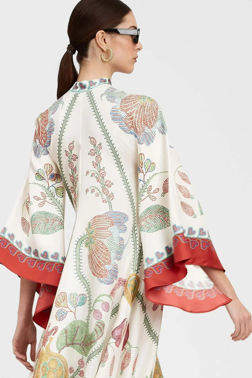 Katherine Elevated Printed Maxi Dress Chic Silhouette Collection