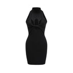 _milie twist-detail cut-out mini dress