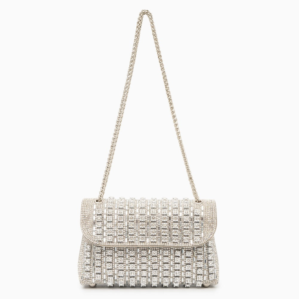 Chantal Clutch Bag with Diamond Detail