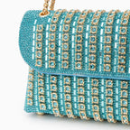 Chantal Clutch Bag with Diamond Detail