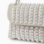 Chantal Clutch Bag with Diamond Detail