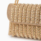 Chantal Clutch Bag with Diamond Detail