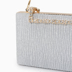 Pleated Clutch Bag by Maria