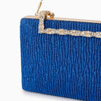 Pleated Clutch Bag by Maria