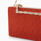 Pleated Clutch Bag by Maria