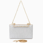 Pleated Clutch Bag by Maria