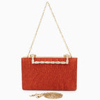 Pleated Clutch Bag by Maria