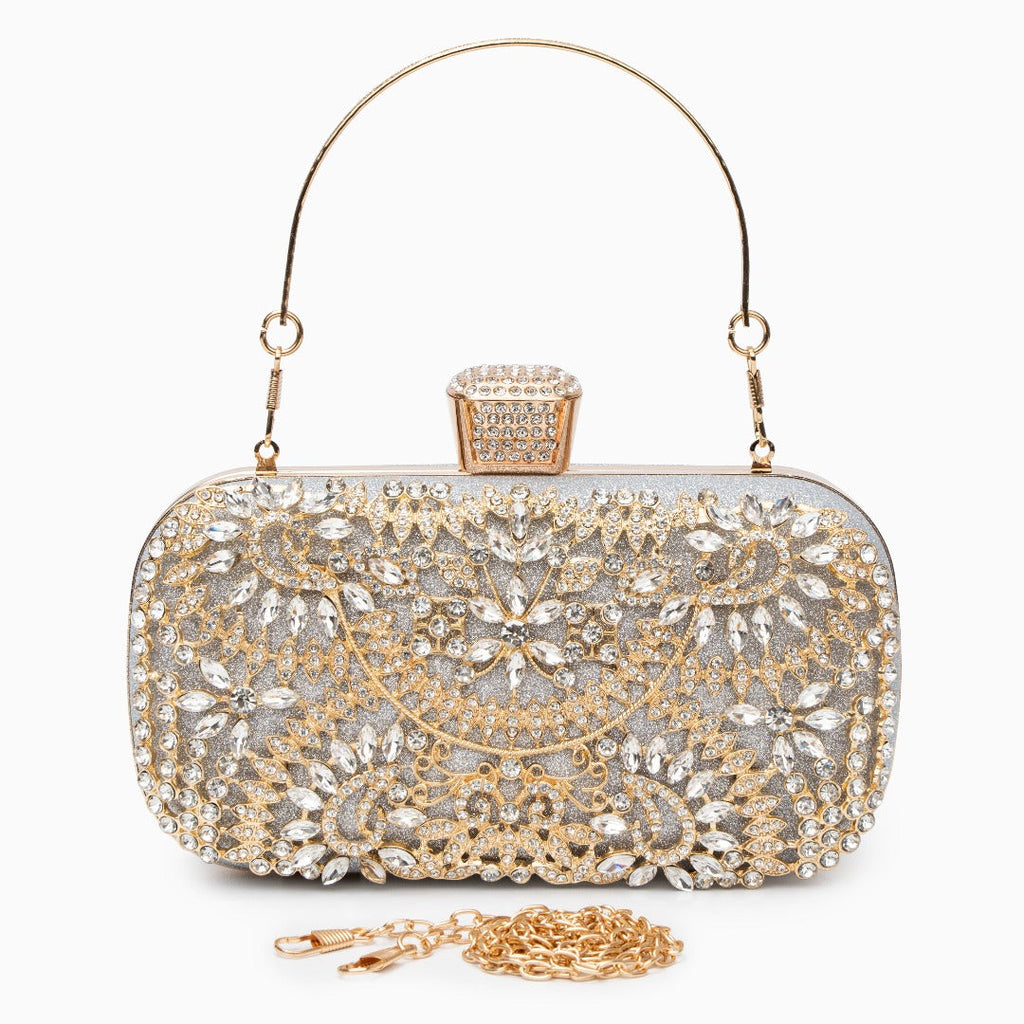 Elegant Floral Clutch Bag