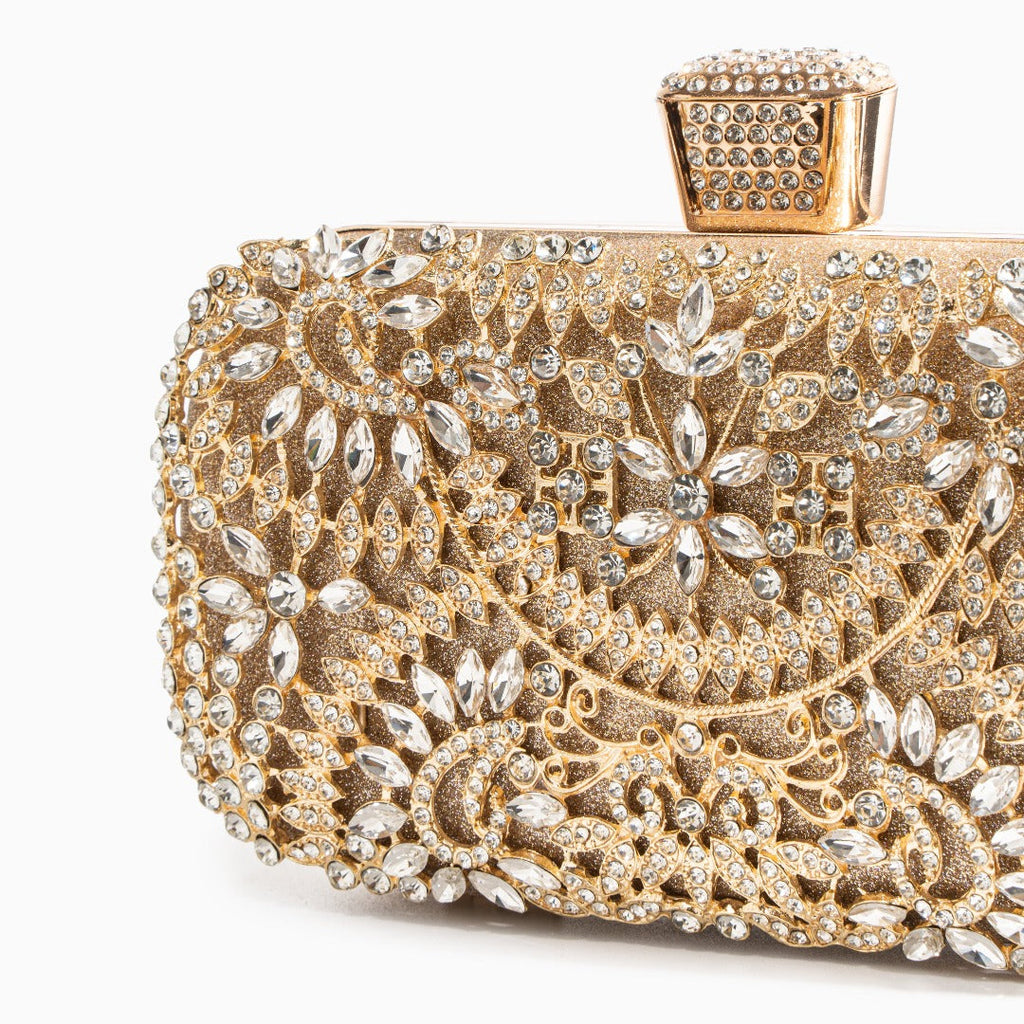 Elegant Floral Clutch Bag