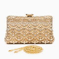 Rhinestone-Embellished Clutch by Angelina